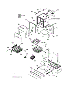 02 - Body Parts & Trim parts for Ge Dishwasher ZBD5900F01SS from AppliancePartsPros.com