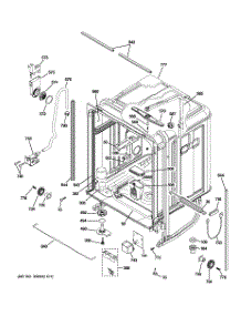 02 - Body Parts parts for Ge Dishwasher PDW8211N00WW from AppliancePartsPros.com