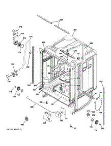 02 - Body Parts parts for Ge Dishwasher PDW8600J00BB from AppliancePartsPros.com