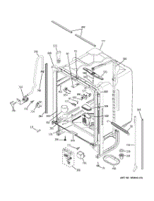 02 - Body Parts parts for Ge Dishwasher PDW7912N15BB from AppliancePartsPros.com