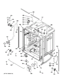 02 - Body Parts parts for Ge Dishwasher ZBD8920P10SS from AppliancePartsPros.com