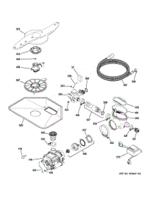 05 - Motor-Pump Mechanism parts for Ge Dishwasher ZBD8920P10SS from AppliancePartsPros.com