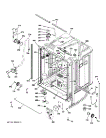 02 - Body Parts parts for Ge Dishwasher ZBD8900P10II from AppliancePartsPros.com