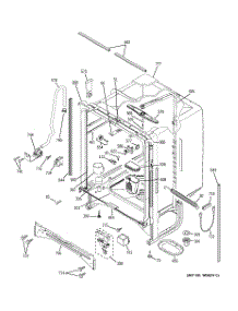 02 - Body Parts parts for Ge Dishwasher PDW7900N00BB from AppliancePartsPros.com