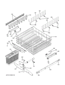 03 - Upper Rack Assembly parts for Ge Dishwasher PDW7900N15CC from AppliancePartsPros.com