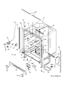 02 - Body Parts parts for Ge Dishwasher PDW7800J03WW from AppliancePartsPros.com
