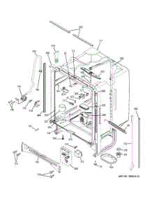 02 - Body Parts parts for Ge Dishwasher PDW7900N10CC from AppliancePartsPros.com