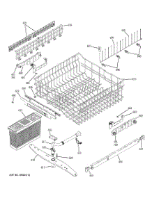 03 - Upper Rack Assembly parts for Ge Dishwasher PDW7980N00SS from AppliancePartsPros.com