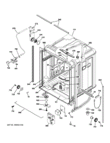 02 - Body Parts parts for Ge Dishwasher PDWF580P00SS from AppliancePartsPros.com