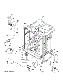 02 - Body Parts parts for Ge Dishwasher PDWF280P00SS from AppliancePartsPros.com