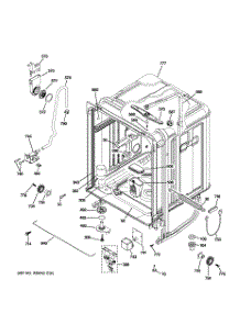 02 - Body Parts parts for Ge Dishwasher PDWF400P00WW from AppliancePartsPros.com