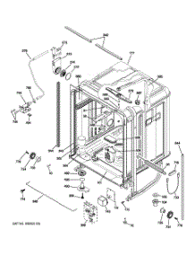 02 - Body Parts parts for Ge Dishwasher PDWT400P00BB from AppliancePartsPros.com