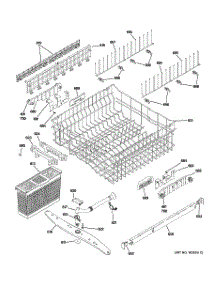 03 - Upper Rack Assembly parts for Ge Dishwasher PDW7900P00WW from AppliancePartsPros.com