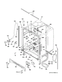 02 - Body Parts parts for Ge Dishwasher PDWF788P10SS from AppliancePartsPros.com