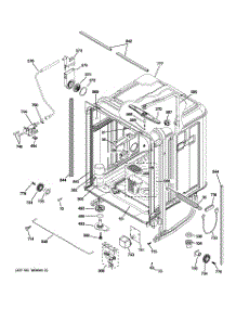 02 - Body Parts parts for Ge Dishwasher PDWT510P10BB from AppliancePartsPros.com
