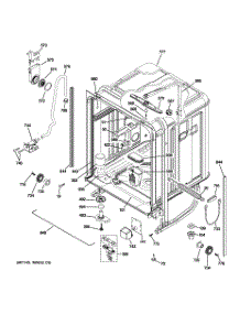 02 - Body Parts parts for Ge Dishwasher PDW9200J10BB from AppliancePartsPros.com