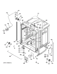 02 - Body Parts parts for Ge Dishwasher PDW9200L00BB from AppliancePartsPros.com