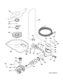 05 - Motor-Pump Mechanism parts for Ge Dishwasher PDW9280J00SS from AppliancePartsPros.com
