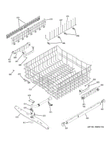 03 - Upper Rack Assembly parts for Ge Dishwasher PDW7380N00SS from AppliancePartsPros.com