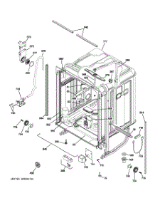 02 - Body Parts parts for Ge Dishwasher PDW9700J00II from AppliancePartsPros.com