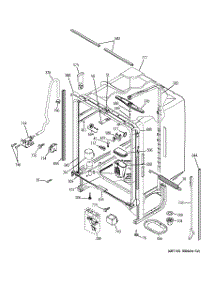 02 - Body Parts parts for Ge Dishwasher PDW7380N15SS from AppliancePartsPros.com
