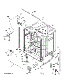 02 - Body Parts parts for Ge Dishwasher PDW9700N00II from AppliancePartsPros.com