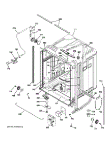 02 - Body Parts parts for Ge Dishwasher PDW9800N00WW from AppliancePartsPros.com