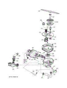 04 - Sump Assembly parts for Ge Dishwasher ZBD6905G02SS from AppliancePartsPros.com