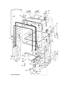 03 - Liner Assembly parts for Ge Dishwasher ZBD6900G00SS from AppliancePartsPros.com