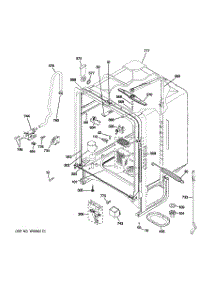 02 - Body Parts parts for Ge Dishwasher GLD5800P10BB from AppliancePartsPros.com