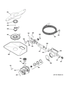 05 - Motor-Pump Mechanism parts for Ge Dishwasher GLD5800P10CC from AppliancePartsPros.com