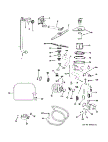 04 - Motor-Pump Mechanism parts for Ge Dishwasher PDW1800N00WW from AppliancePartsPros.com
