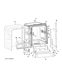02 - Body Parts parts for Ge Dishwasher PDW1860N00SS from AppliancePartsPros.com