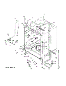 02 - Body Parts parts for Ge Dishwasher GLD4900P00BB from AppliancePartsPros.com