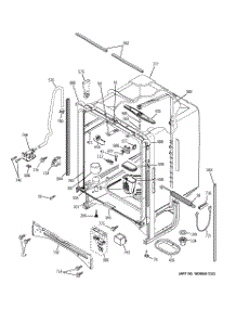 02 - Body Parts parts for Ge Dishwasher PDW7300N20WW from AppliancePartsPros.com