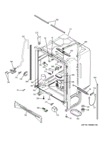 02 - Body Parts parts for Ge Dishwasher PDW7300J01WW from AppliancePartsPros.com