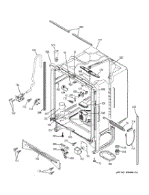 02 - Body Parts parts for Ge Dishwasher PDW7300G00BB from AppliancePartsPros.com
