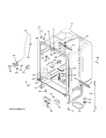 02 - Body Parts parts for Ge Dishwasher GFLD560N10SS from AppliancePartsPros.com