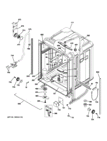02 - Body Parts parts for Ge Dishwasher ZBD6890K10II from AppliancePartsPros.com