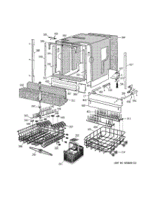 02 - Basket & Wrap Assembly parts for Ge Dishwasher ZBD7000G00II from AppliancePartsPros.com