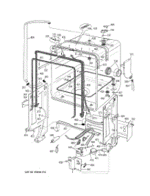 03 - Liner Assembly parts for Ge Dishwasher ZBD7000G00II from AppliancePartsPros.com
