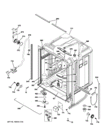 02 - Body Parts parts for Ge Dishwasher ZBD6800N00BB from AppliancePartsPros.com