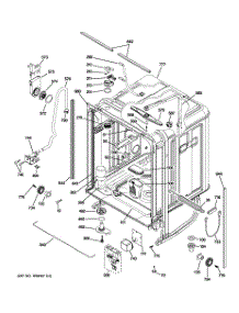 02 - Body Parts parts for Ge Dishwasher ZBD0710N20SS from AppliancePartsPros.com