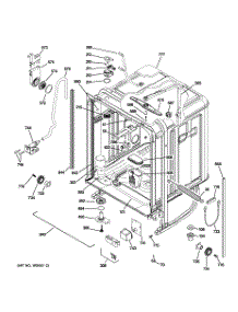 02 - Body Parts parts for Ge Dishwasher ZBD0700K01II from AppliancePartsPros.com