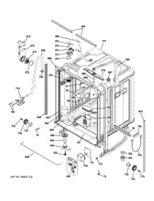 02 - Body Parts parts for Ge Dishwasher ZBD0700N00II from AppliancePartsPros.com
