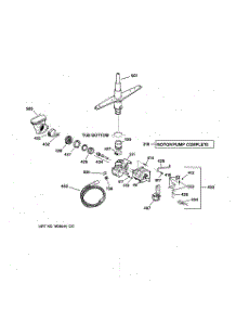 03 - Motor-Pump Mechanism parts for Ge Dishwasher GSD2000F03WH from AppliancePartsPros.com