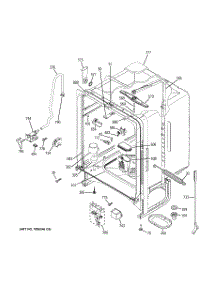 02 - Body Parts parts for Ge Dishwasher GHDA486N10SS from AppliancePartsPros.com