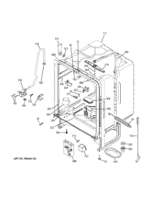 02 - Body Parts parts for Ge Dishwasher GLD6710N20WW from AppliancePartsPros.com