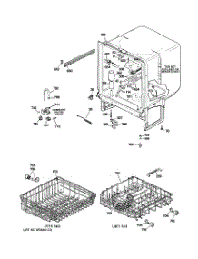 02 - Body Parts parts for Ge Dishwasher GSC3500N10BB from AppliancePartsPros.com