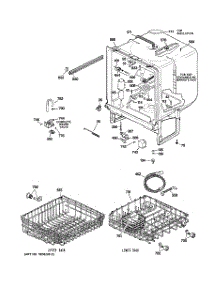 02 - Body Parts parts for Ge Dishwasher GSD4060N10SS from AppliancePartsPros.com